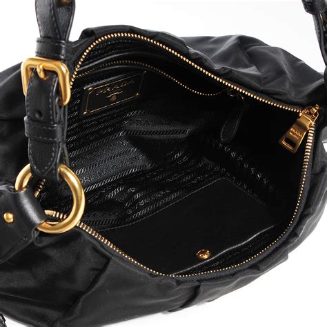 prada shoulder leather bag|Prada tessuto nylon shoulder bag.